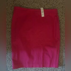NWT J. Crew no. 2 pencil skirt pink fuschia size 12